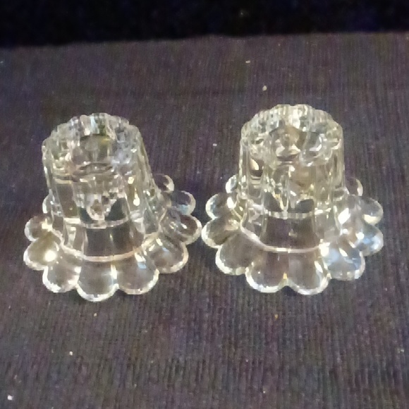 Vintage Borgonova Queen Crystal Candle Holder Set - Picture 3 of 4